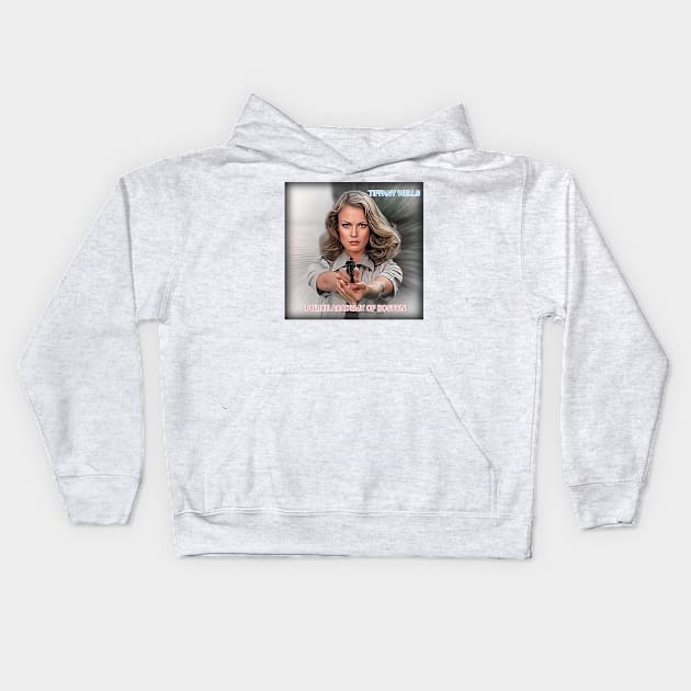 Shelley Hack Kids Hoodie by fonchi76